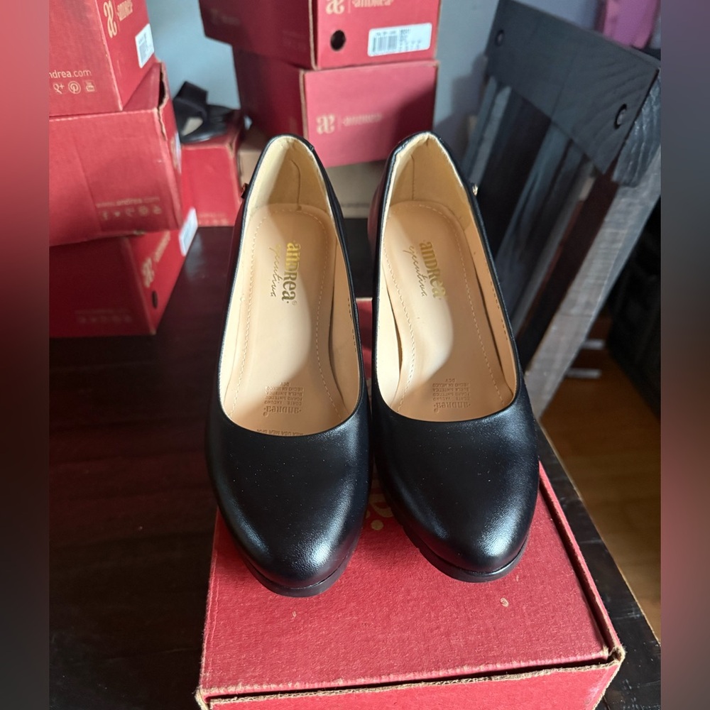 ANDREA FENZI Black Women's Heels